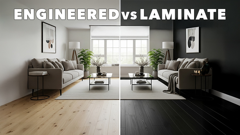 The Difference Between Engineered Hardwood and Laminate Flooring