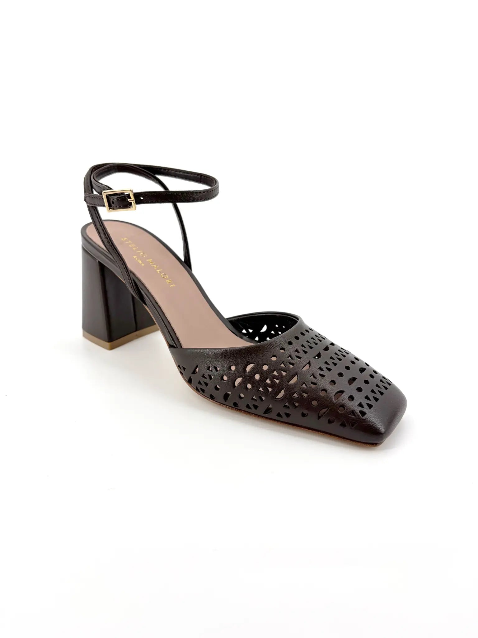 Slingback LENOIR6 in nappa cioccolato Stelio Malori