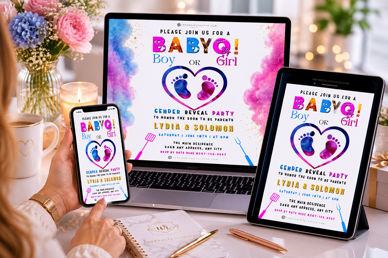 Essential features of digital invitations including RSVP tracking and maps