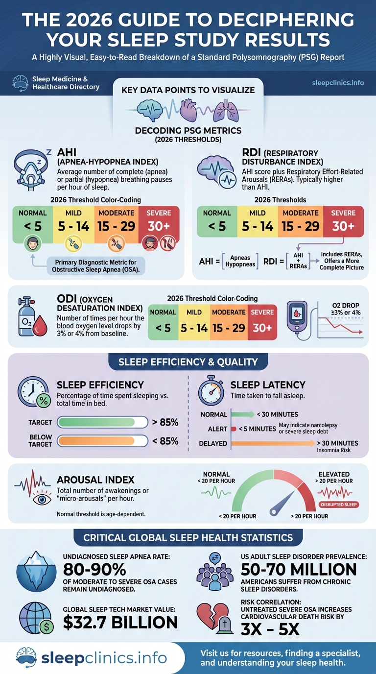 Infographic: The 2026 Guide to Deciphering Your Sleep Study Results