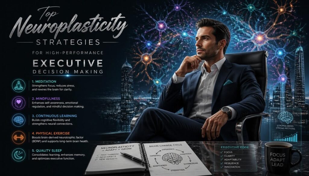 Top Neuroplasticity Strategies for High-Performance Executive Decision Making