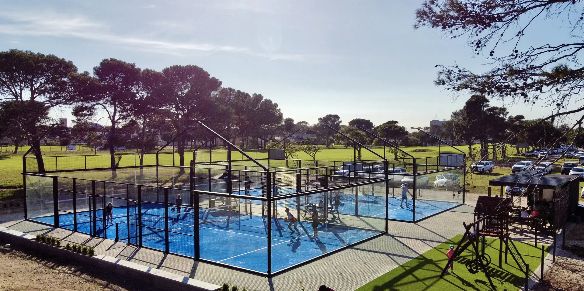 Padel court construction and site assessment
