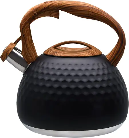 Tea kettle for comparing heating styles