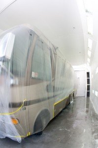 RV repair and paint facility