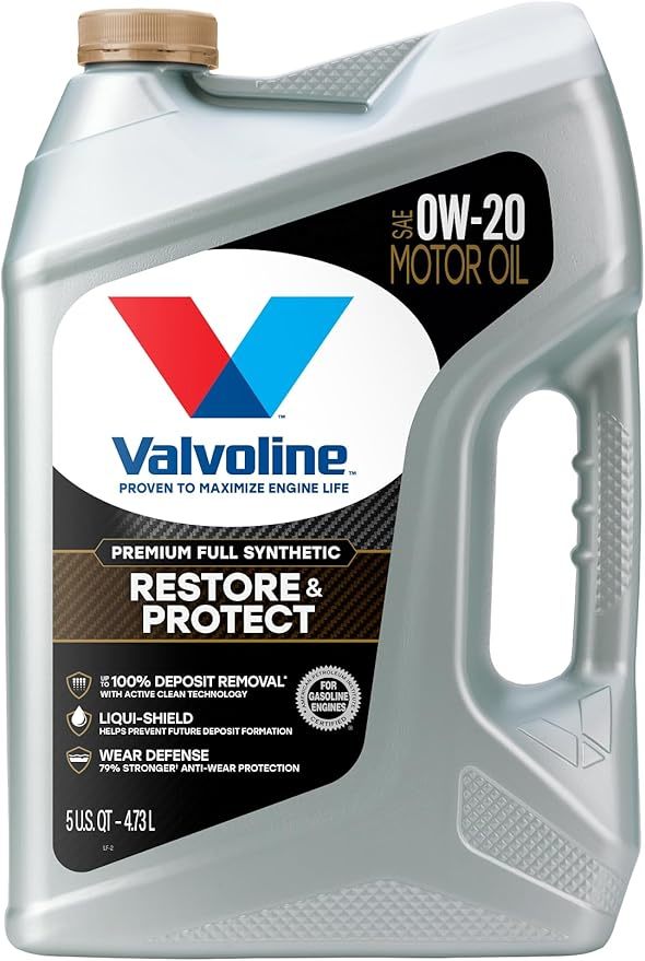 Valvoline 0W20 Motor Oil Restore and Protect