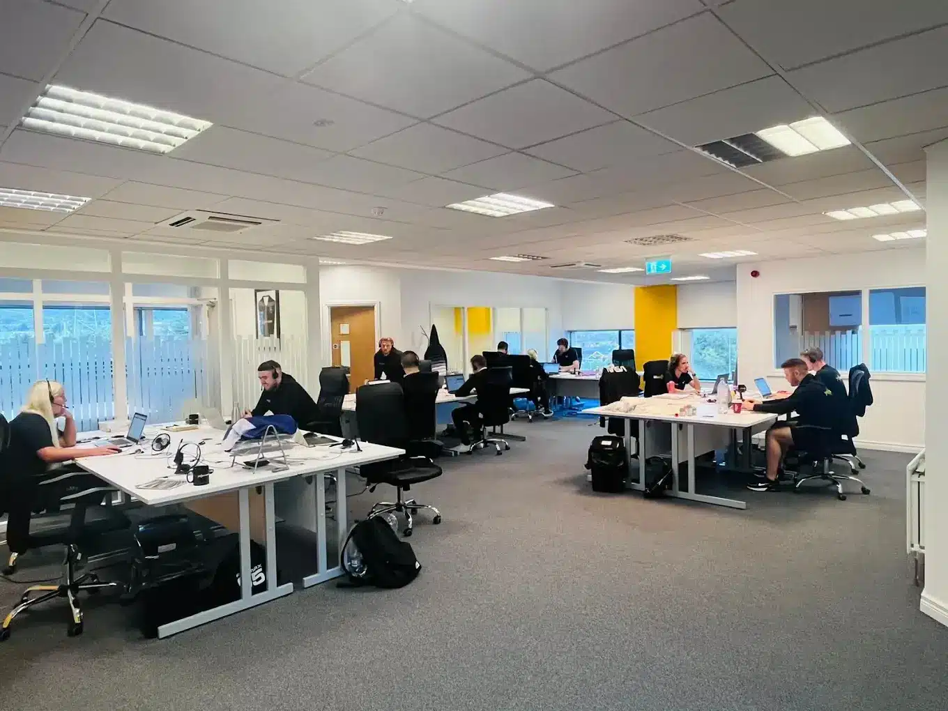 Belfast office team supporting multi-site business phone system customers