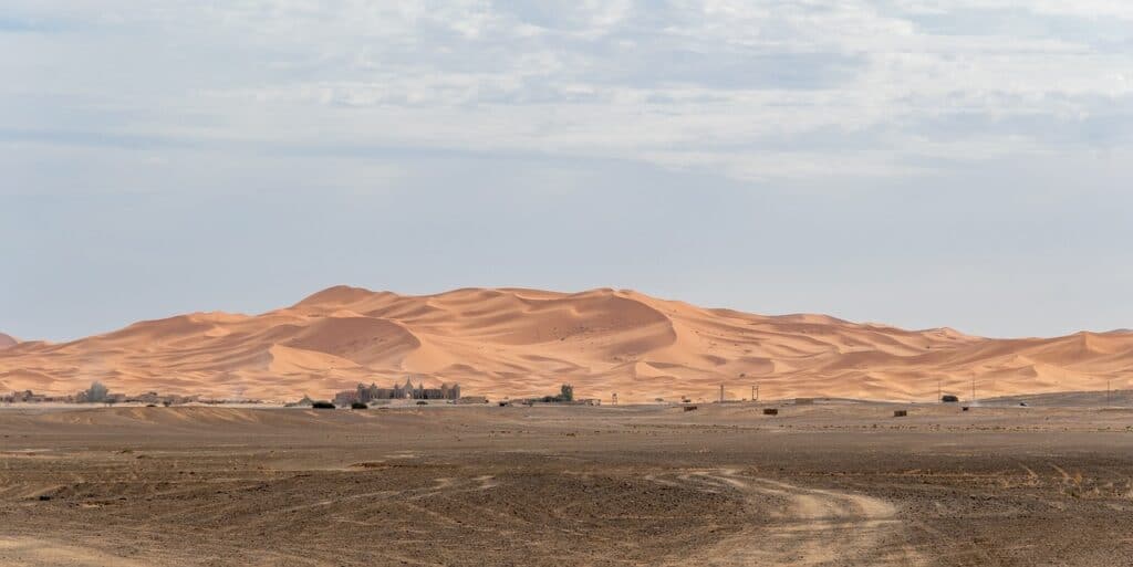 Morocco desert landscape, for context of traditional Moroccan experiences