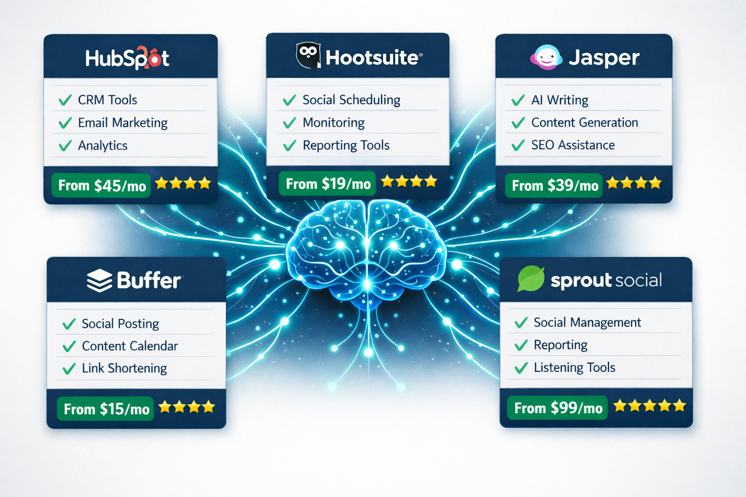 Content Automation Platform comparison illustration