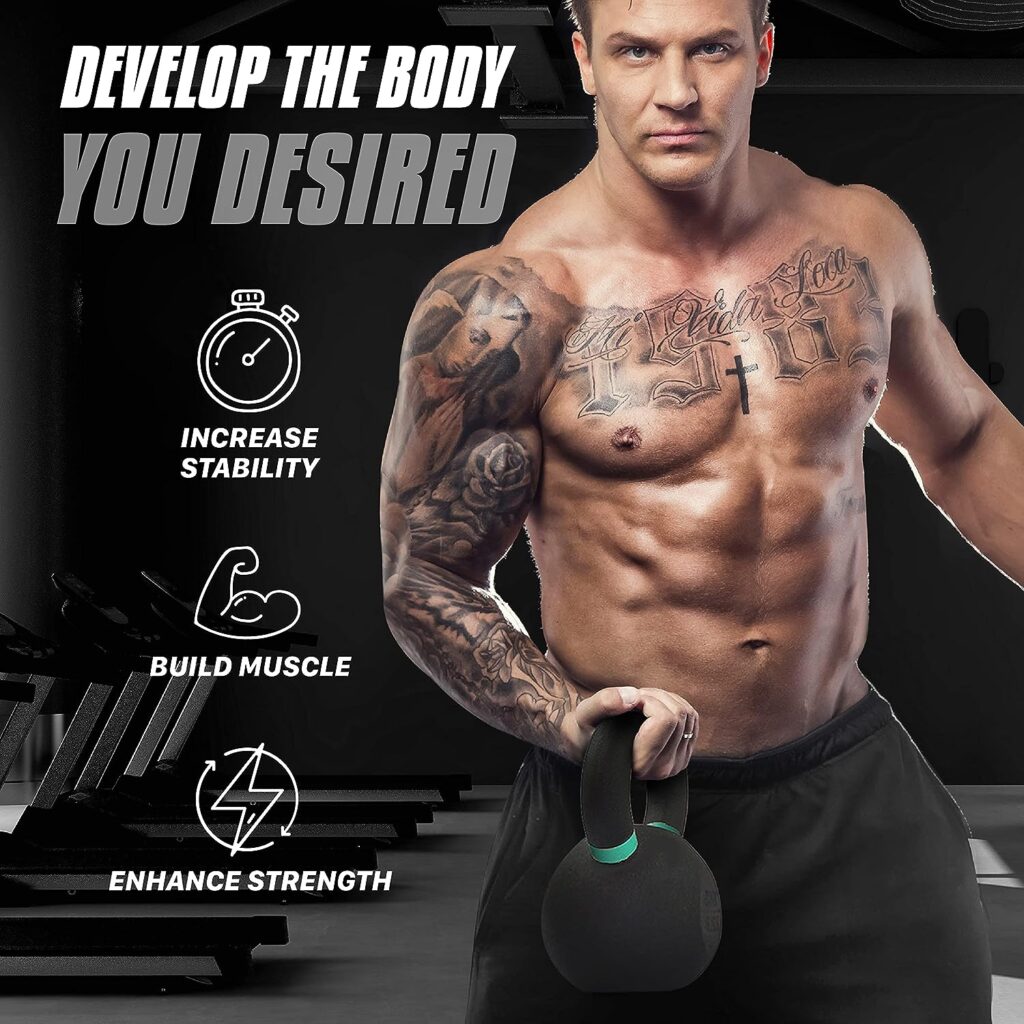 Yes4All Powder Coated Kettlebell Weights
