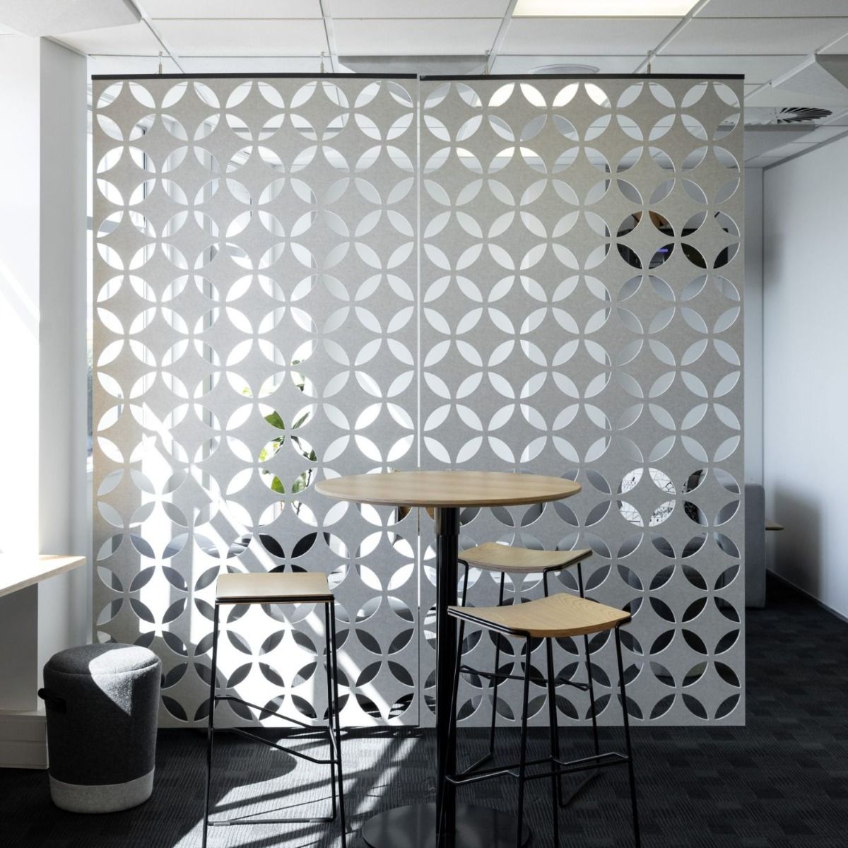 Autex Cascade acoustic screens for open plan spaces