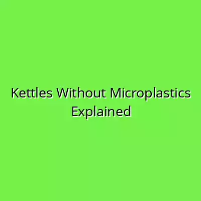 kettles without microplastics
