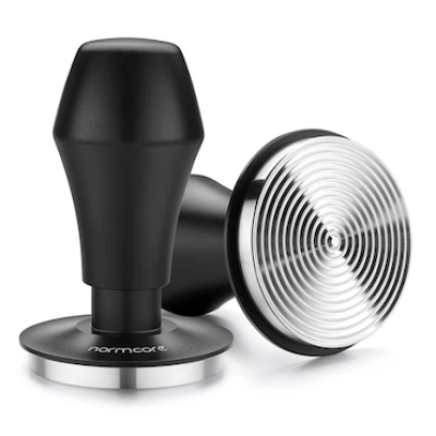 Normcore V4 espresso tamper for consistent yogurt coffee espresso shots