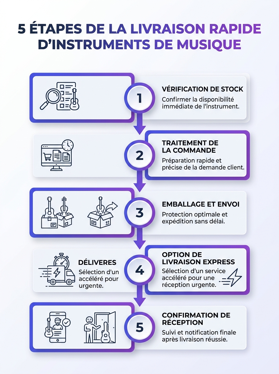 Livraison rapide instrument