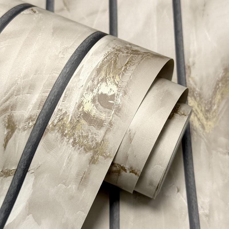 Marble Slat Panel Soft Natural Wallpaper Roll