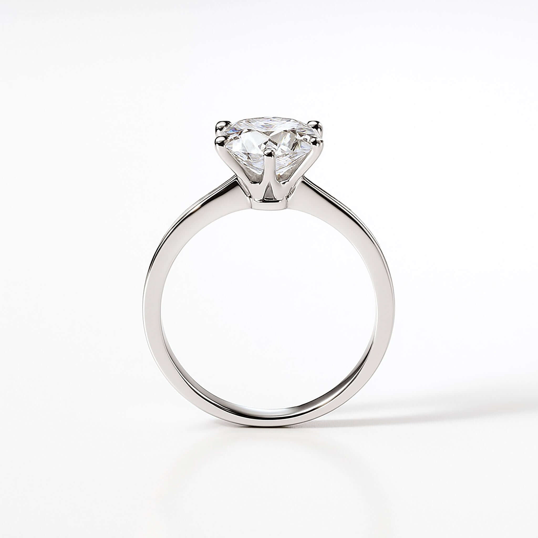 Classic Moissanite Solitaire Ring NZ