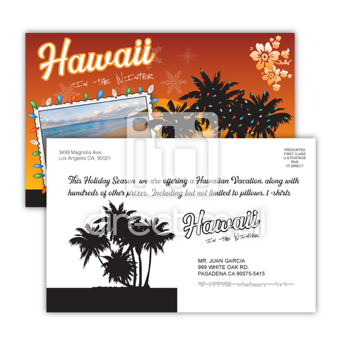 Postcard with Mailing