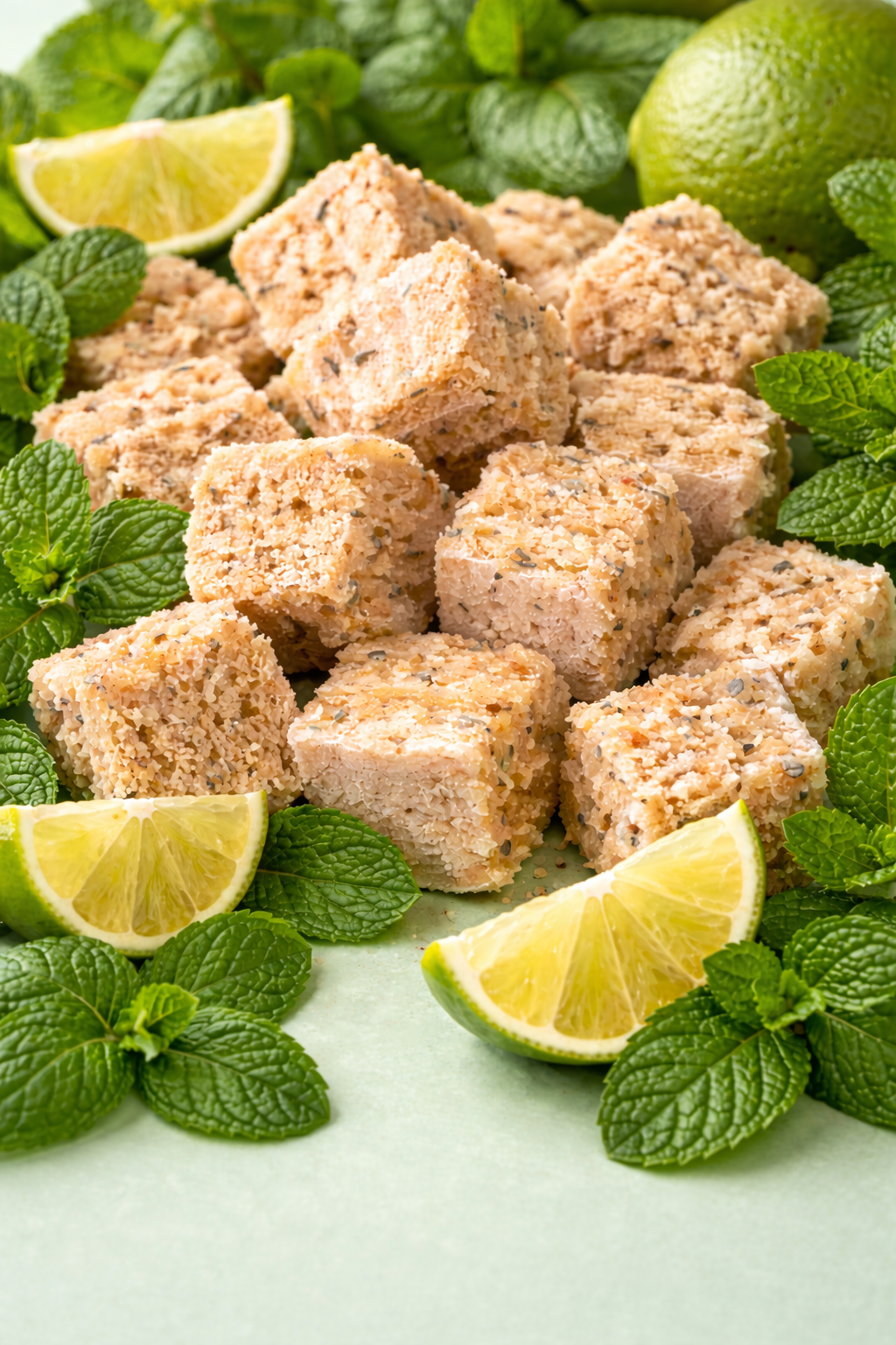 Apfelsnack mit Minze