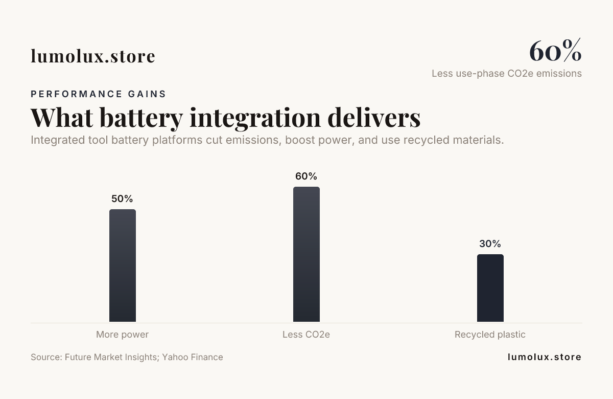What battery integration delivers — data from Future Market Insights; Yahoo Finance