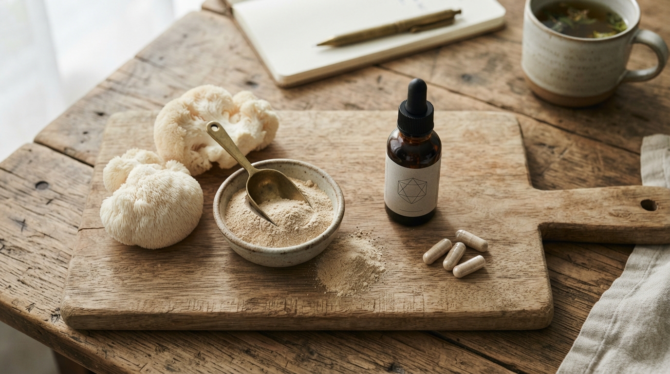 Cognitive benefits of Lion's Mane illustration