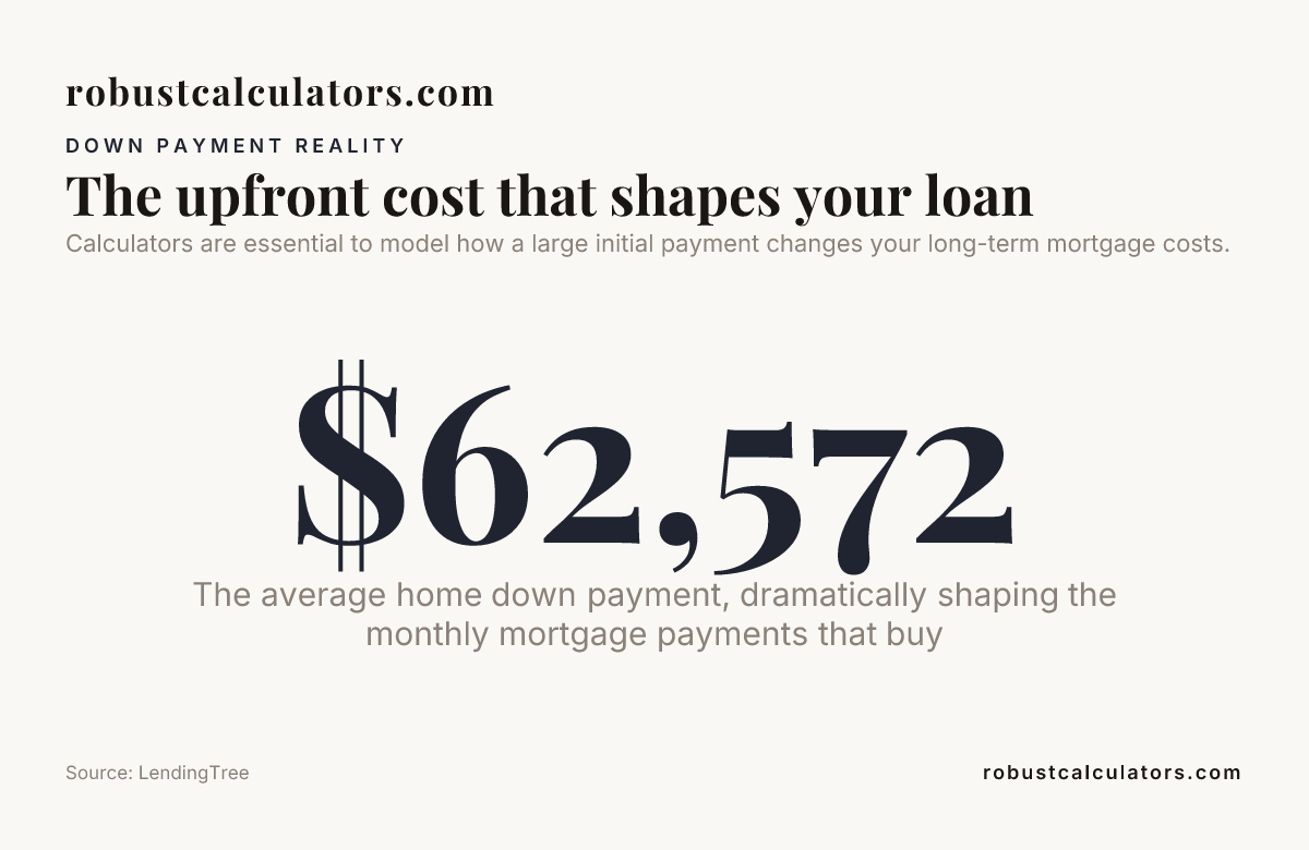 The upfront cost that shapes your loan — data from LendingTree
