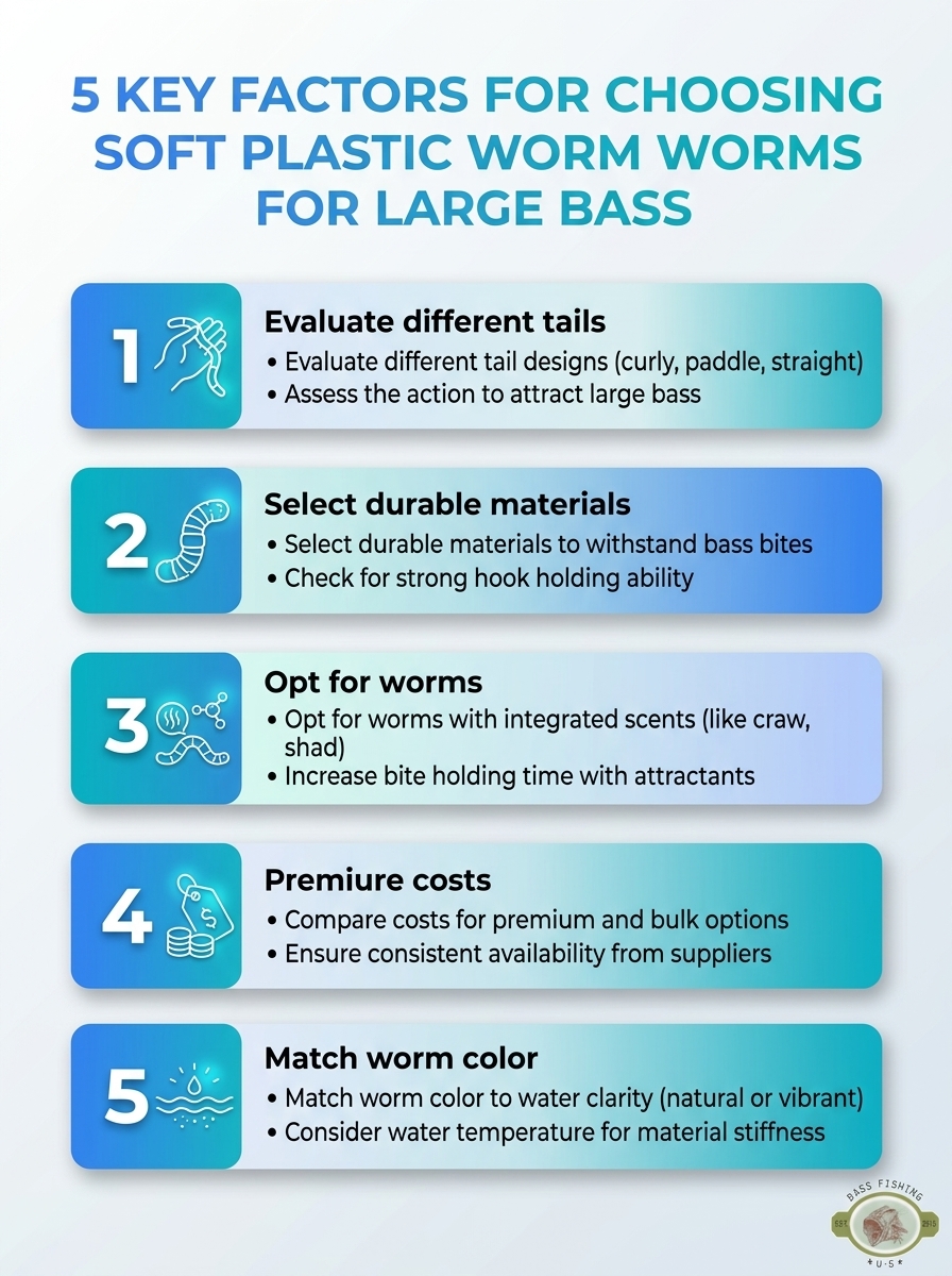 Best Soft Plastic Worms For Targeting Large Bass: The Complete Guide ...