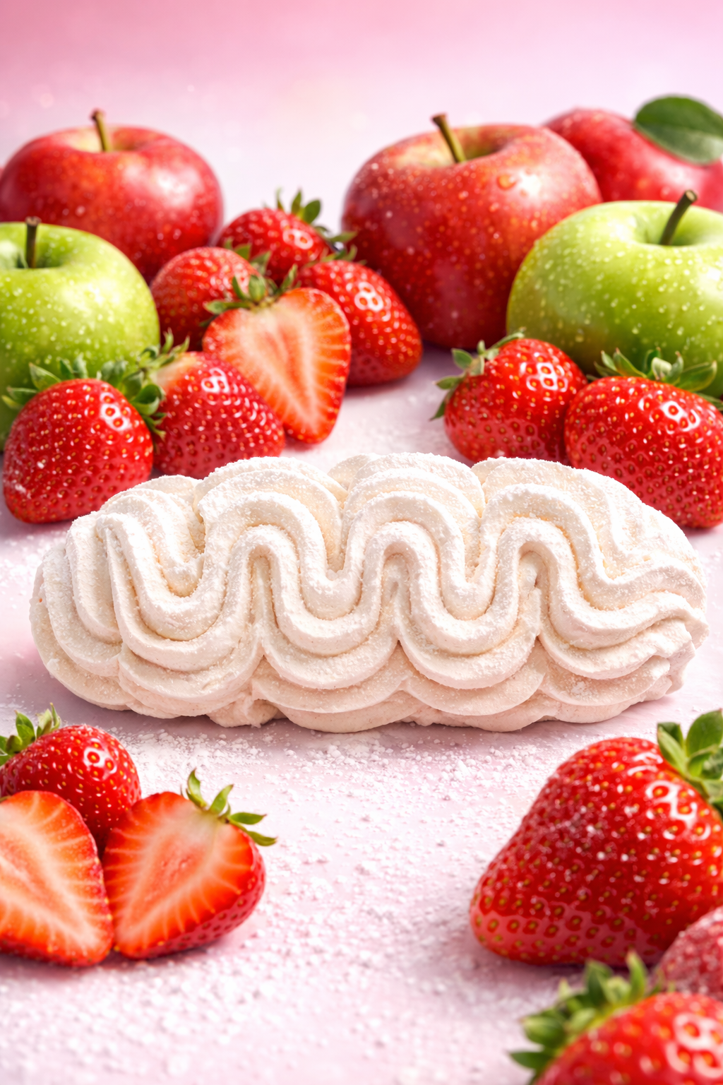 Snack à la guimauve parfum fraise