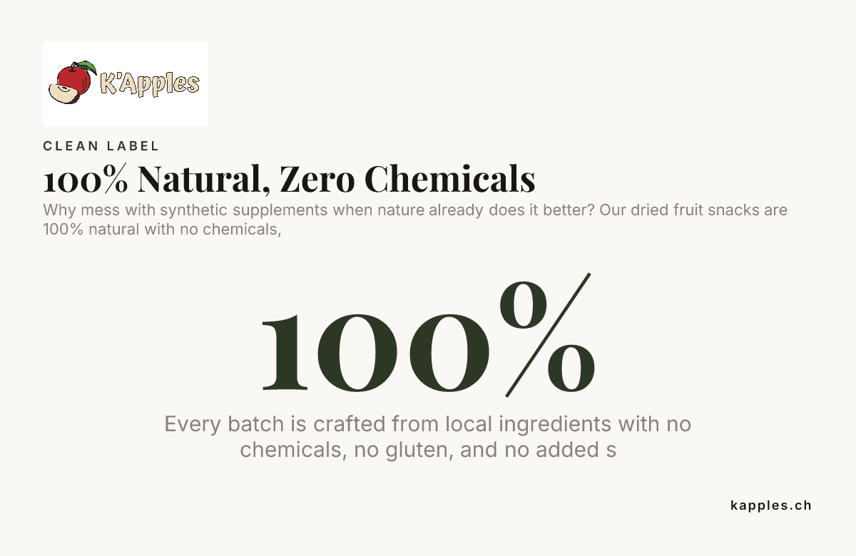 100 % naturel, zéro produit chimique