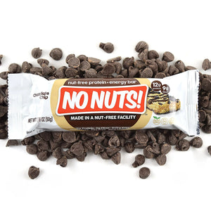 No Nuts! Chocolate Chip bar - nut-free protein bar made in certified nut-free facility