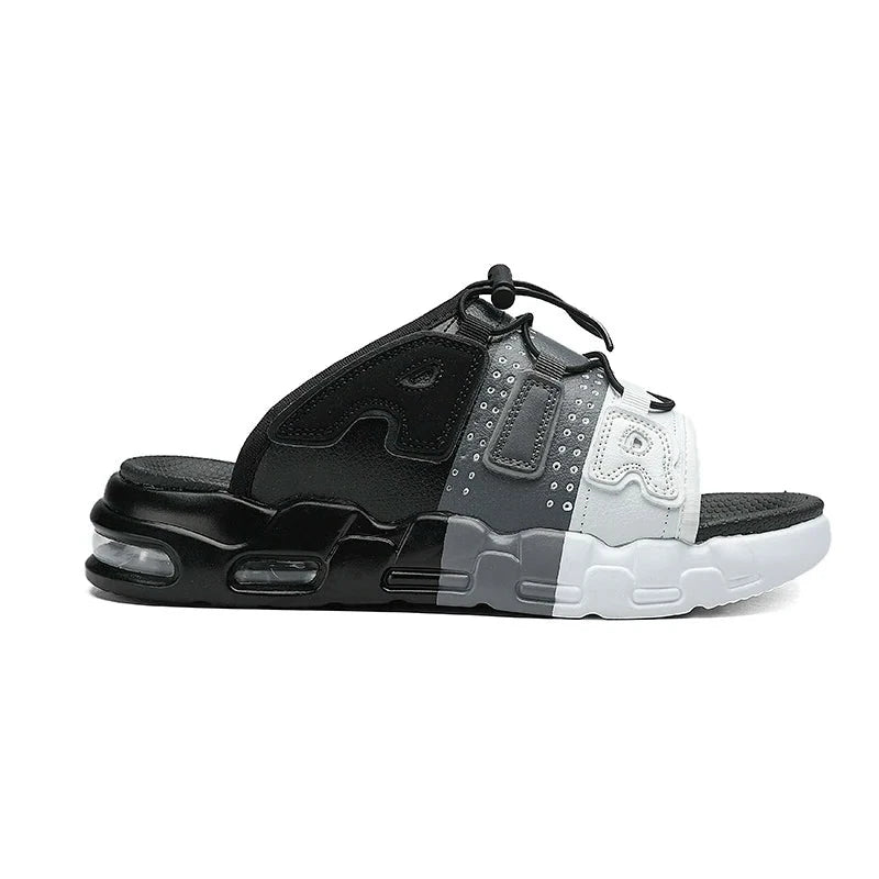 Chanclas estilo Nike gris para hombre