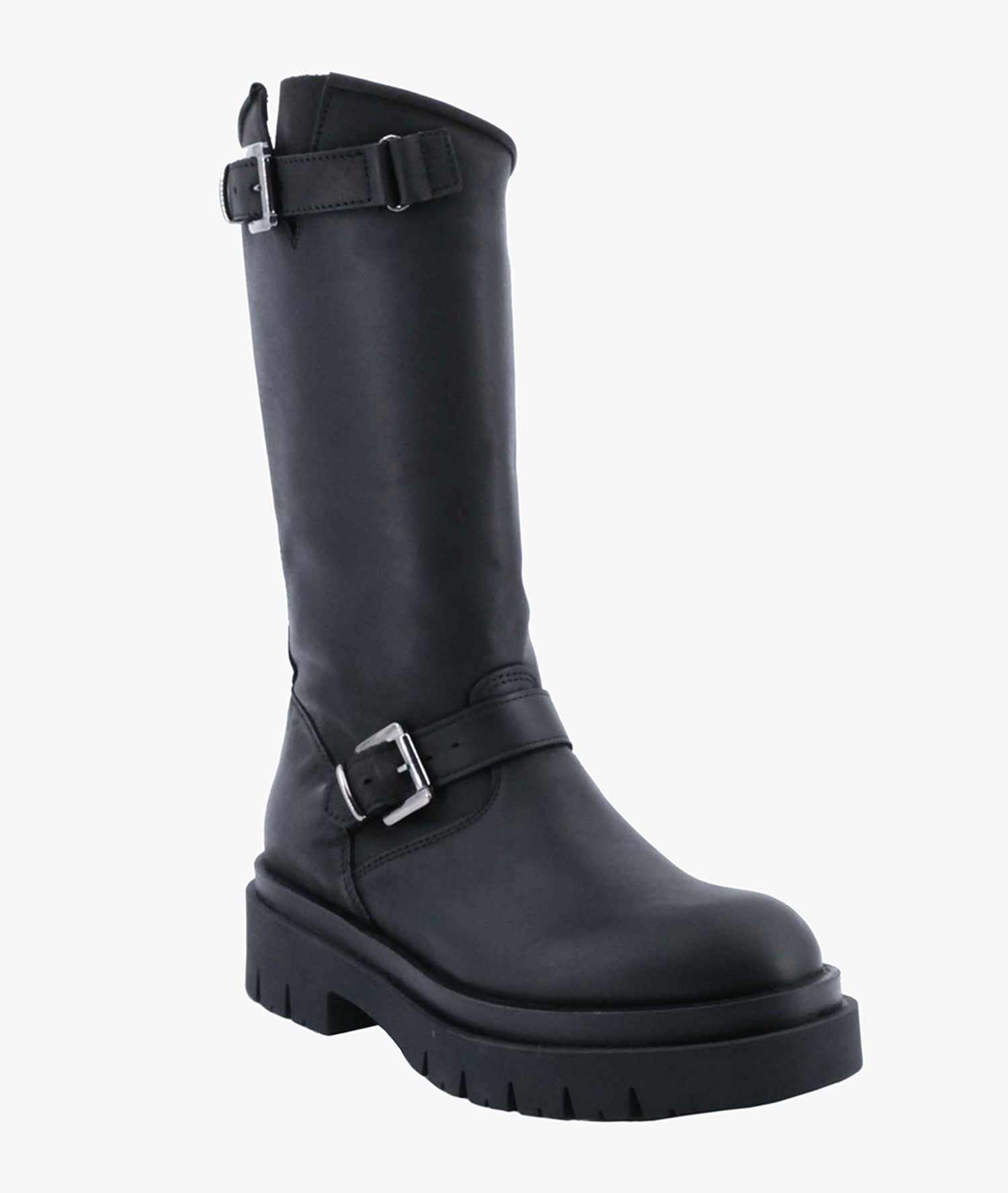 Biker boots donna pelle italiana Stelio Malori