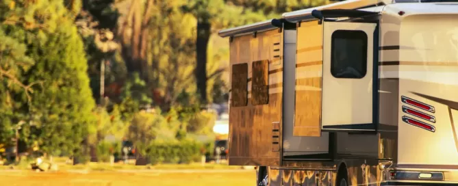 RV camping ready for spring