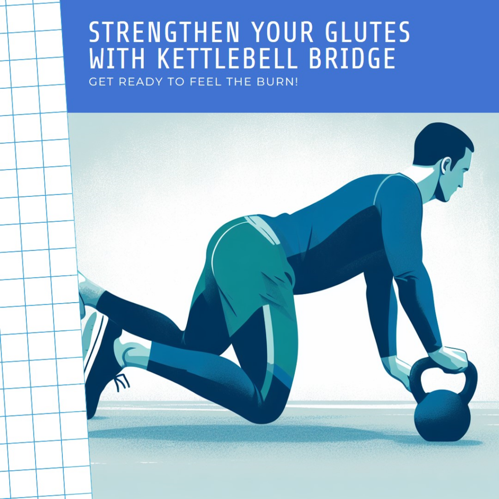 Kettlebell glute bridge for hip support