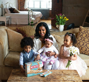 Family enjoying nut-free, dairy-free snack bars
