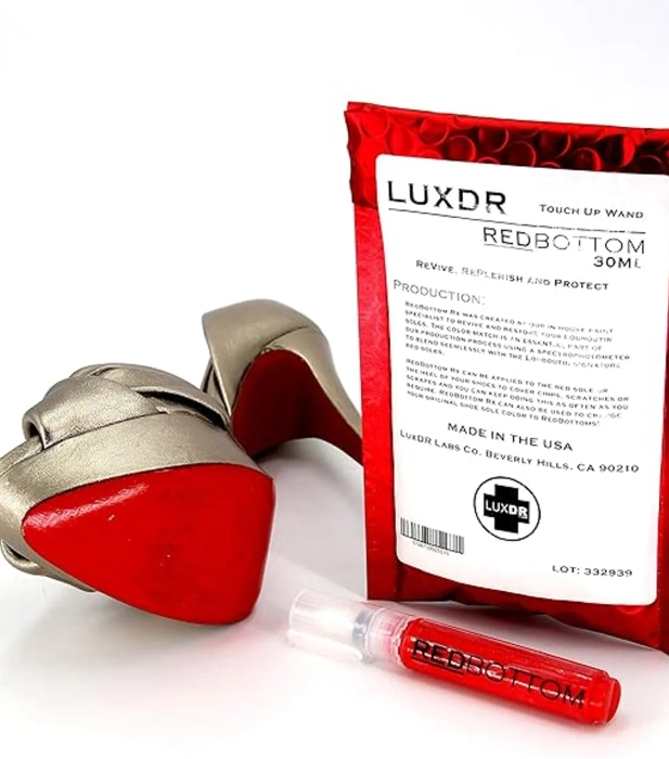 LuxWand red sole applicator pen detail