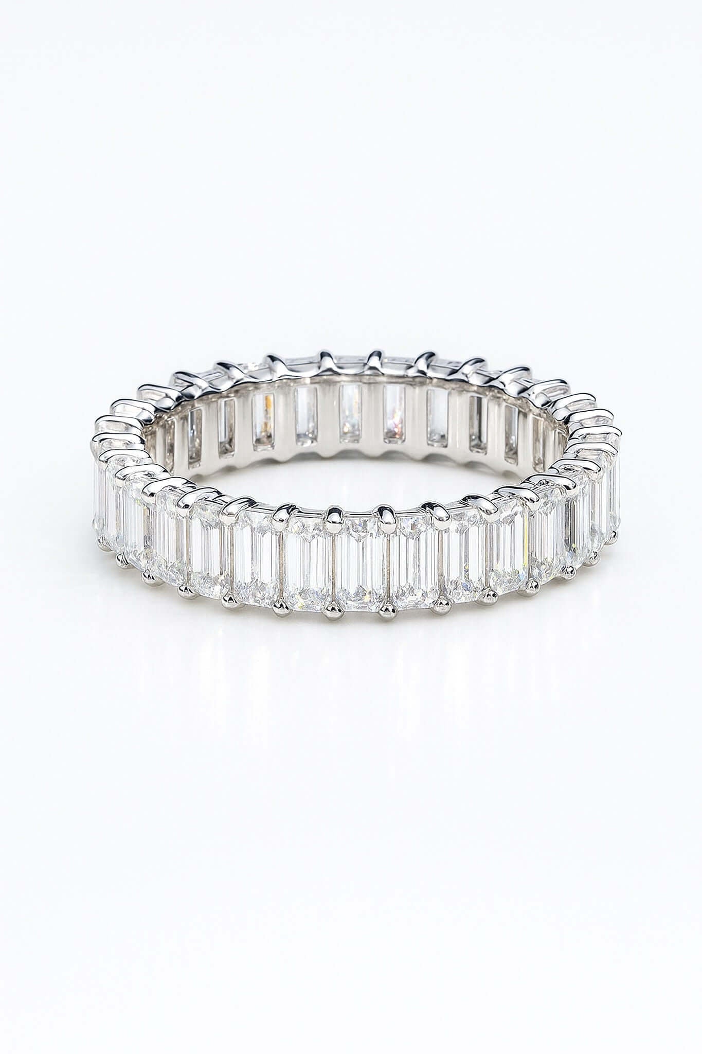 Moissanite Baguette Ring NZ
