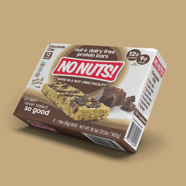 Chocolate Chip 12 Bar Pack, nut-free snack bars