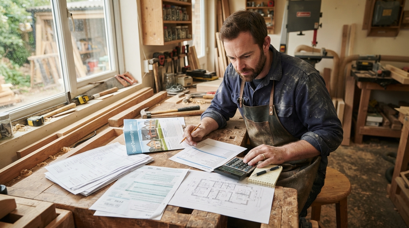 Shared ownership for self-employed contractors