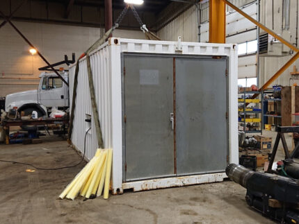 20ft shipping container industrial application