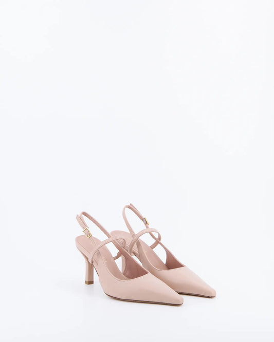 Slingback donna pelle nude - Stelio Malori