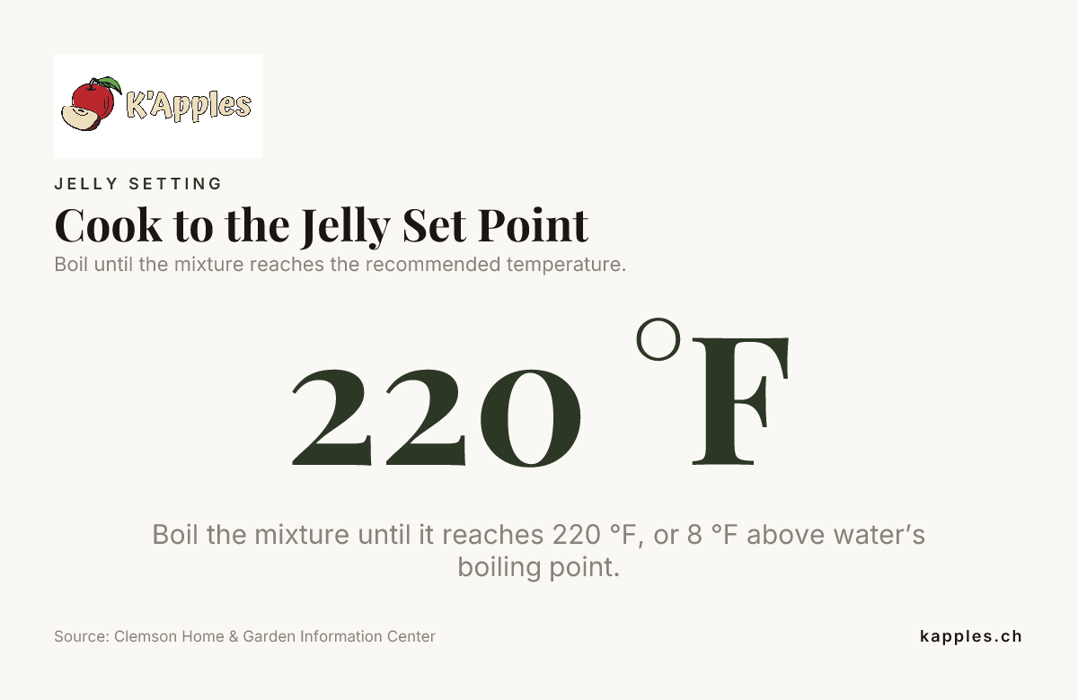 Data card: Cook to the Jelly Set Point