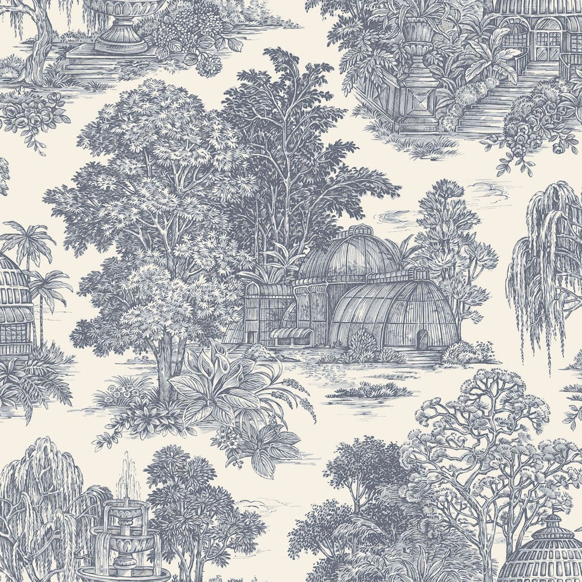 Osterley Blue Wallpaper