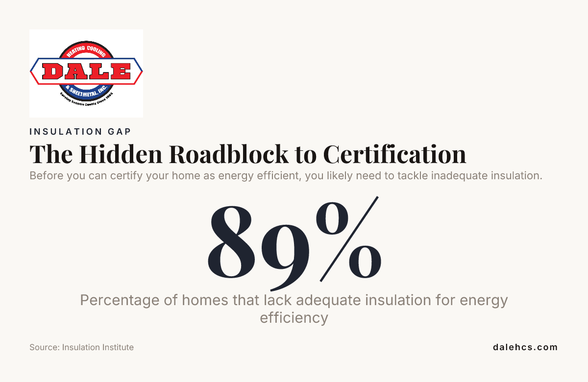 The Hidden Roadblock to Certification — data from Insulation Institute