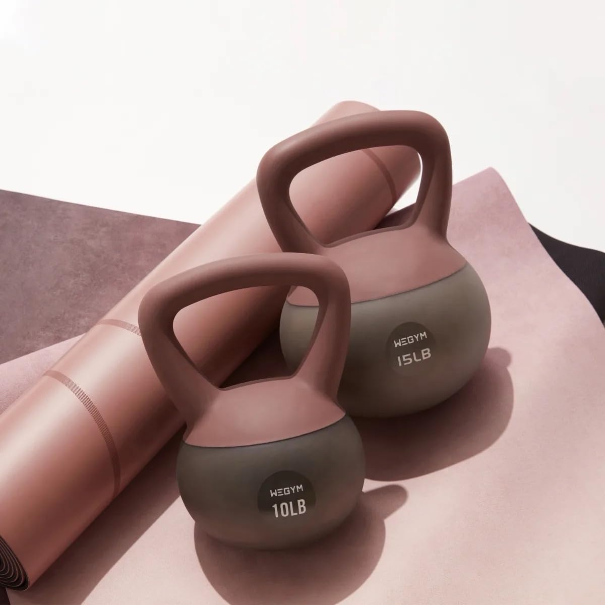 Kettlebell handle and bell shape reference two