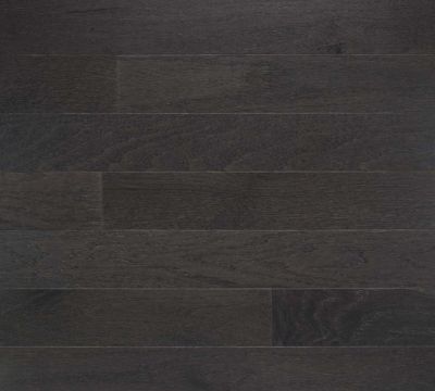 Dark urban gray solid hardwood floor mill run