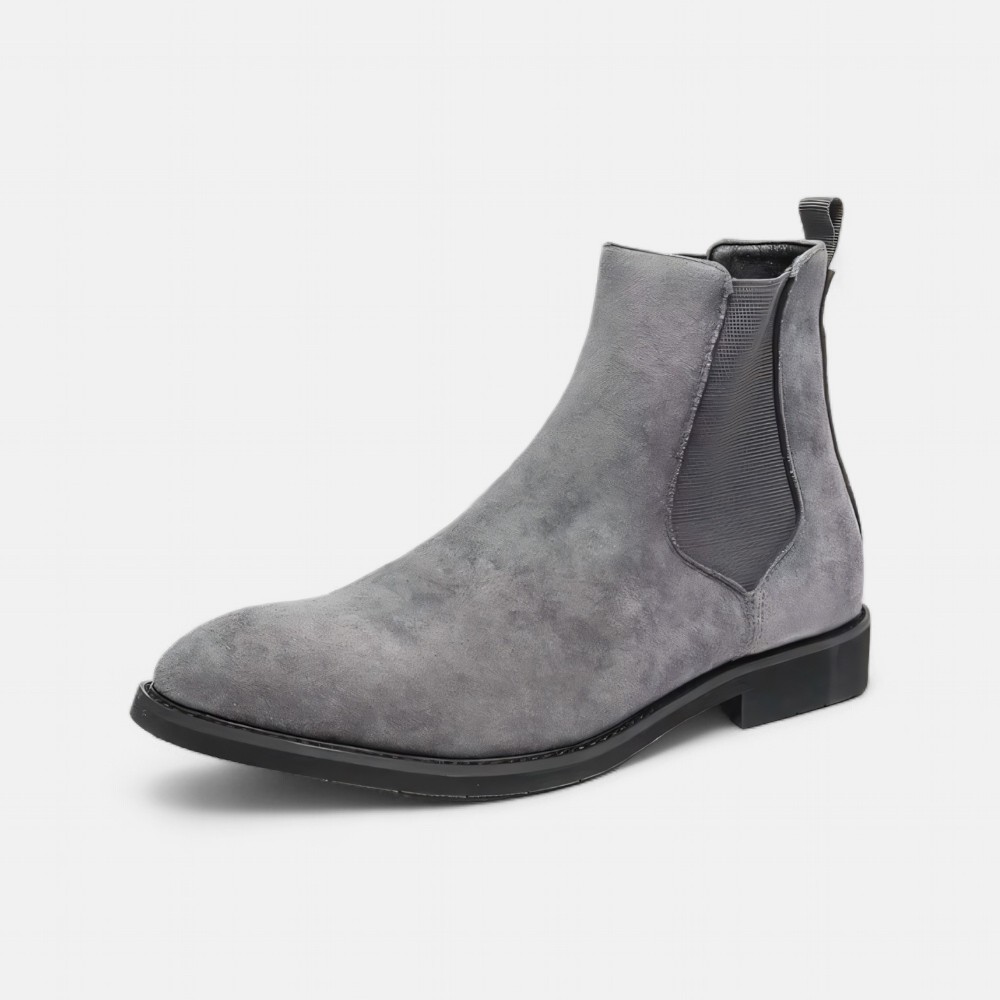Bottines chelsea grises femme