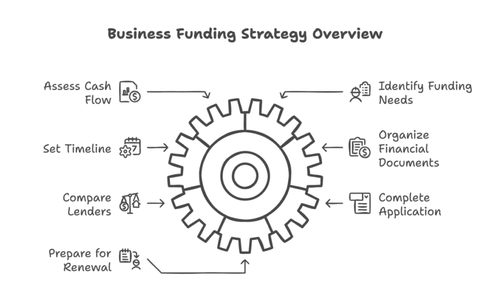 Step-by-step winning funding strategy