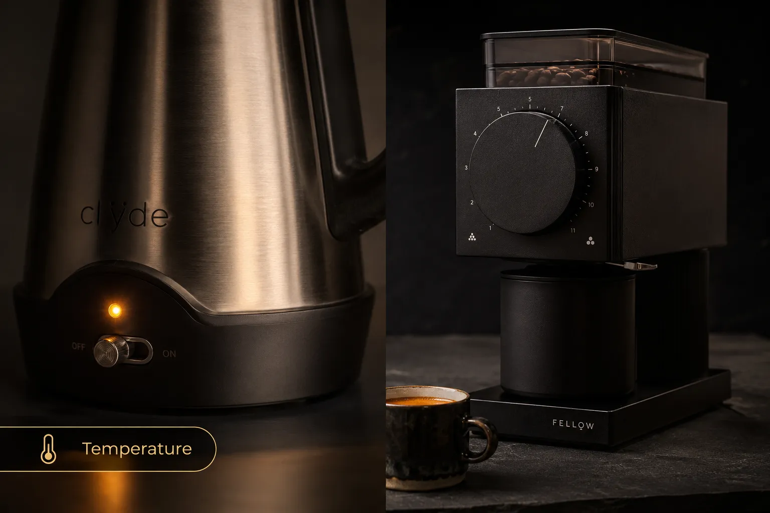 Fellow Clyde Electric Kettle Temperature Control Features