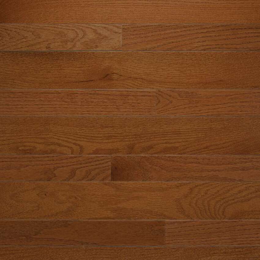 Glossy Gunstock prefinished cabin grade hardwood