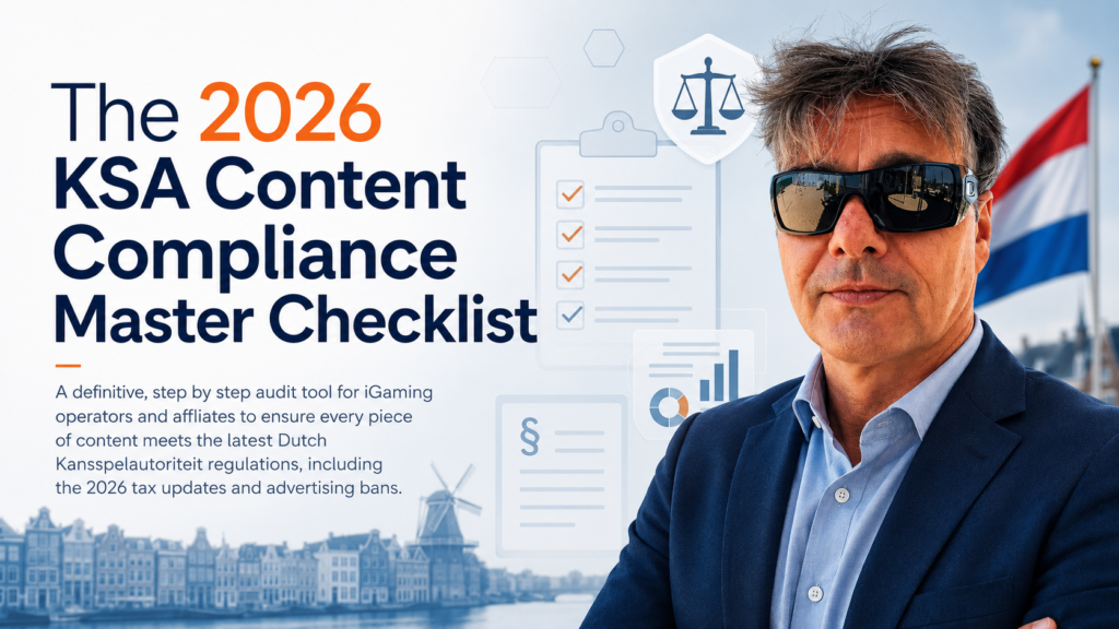 2026 KSA content compliance checklist for Dutch operators