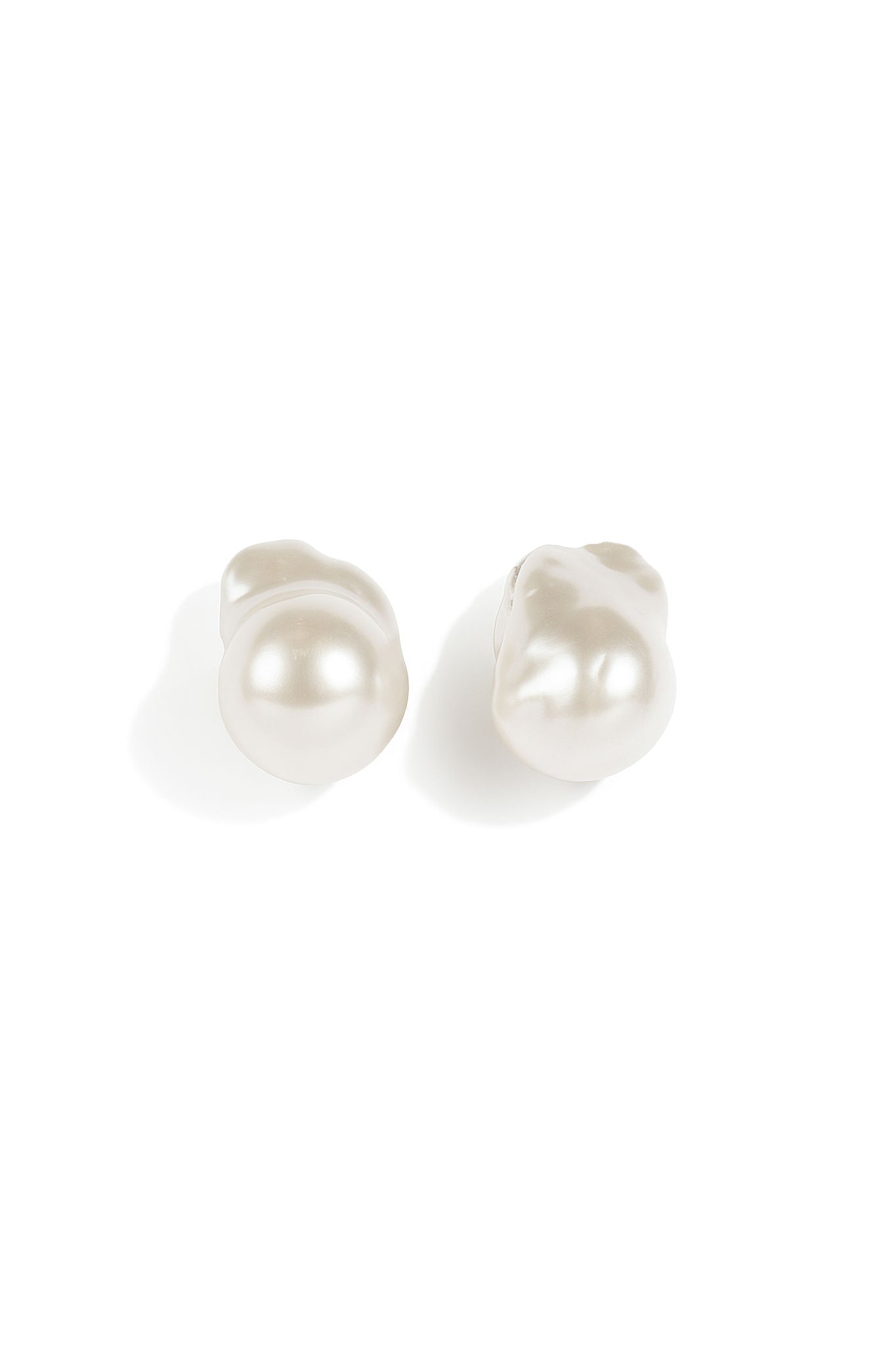 Fresh Water Baroque Pearl Studs bridal jewellery NZ care